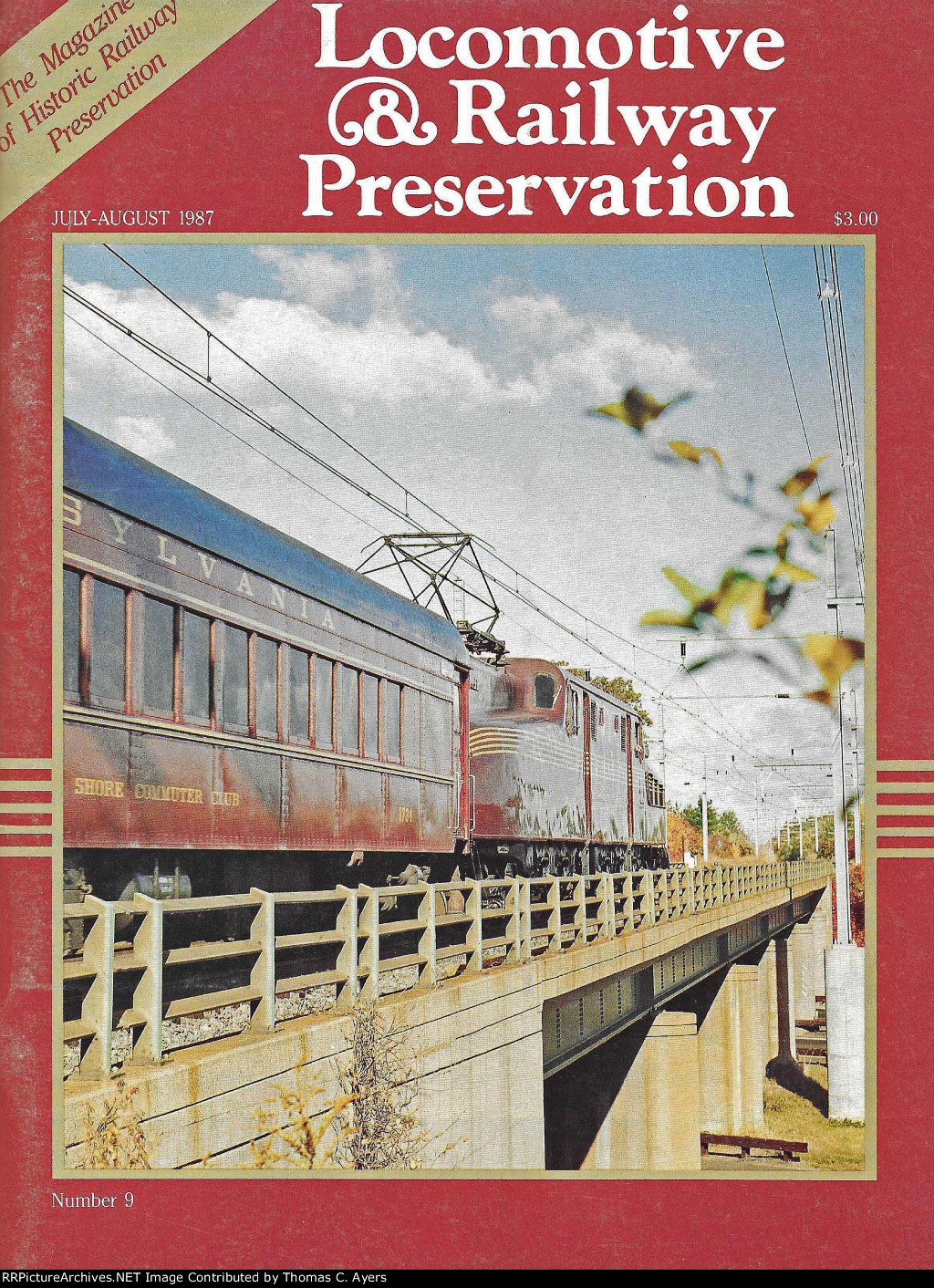 "Locomotive & Railway Preservation," Front Cover, 1987